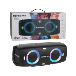 COLUNA PORTÁTIL BLUETOOTH HOPESTAR A6 PARTY TWS/HANDS-FREE/U DISK/TF/AUX RESISTENTE À ÁGUA 30W PRETO COLUNA PORTÁTIL BLUETOOTH HOPESTAR A6 PARTY TWS/HANDS-FREE/U DISK/TF/AUX RESISTENTE À ÁGUA 30W PRETO